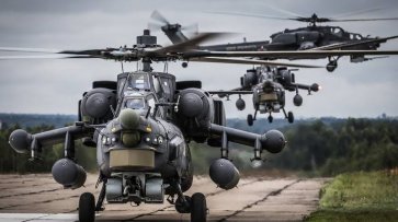 Два новых Ми-28Н поступили в бригаду армейской авиации ЗВО - «Военные действия»