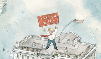 New Yorker опубликовал обложку с обреченным Трампом - «Политика»