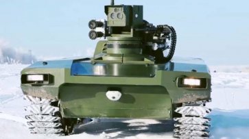 Опубликовано видео нового робототехнического комплекса РФ - «Военные действия»