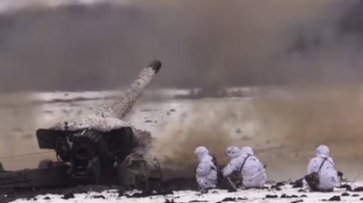 Штаб ООС показал тренировку артиллеристов (видео) - «Происшествия»