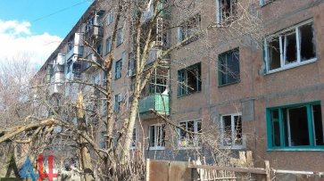 В ДНР обвинили боевиков «Правого сектора» в повреждении пяти домов в Горловке из-за обстрелов