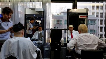 В Ханое делают прически как у Трампа и Ким Чен Ына в преддверии их саммита - «Новости Дня»
