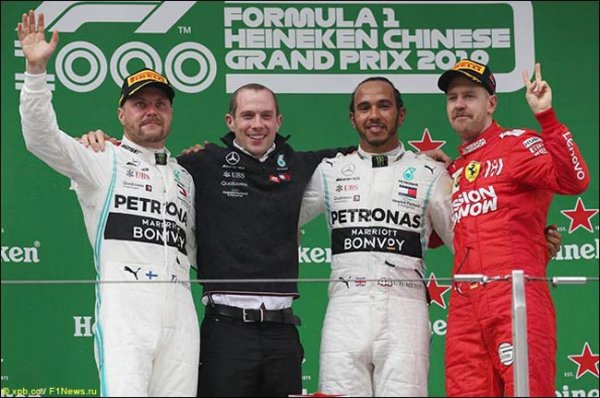 Формула-1. Хэмилтон выиграл Гран-при Китая - «Спорт»