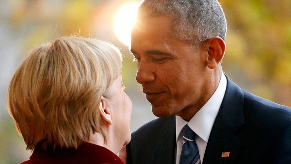 На «доверительной» встрече Меркель и Обамы не обошлось без Трампа - «Политика»