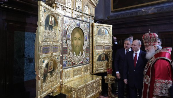 Патриарх Кирилл освятил икону для главного храма Вооруженных сил РФ - «Новости дня»