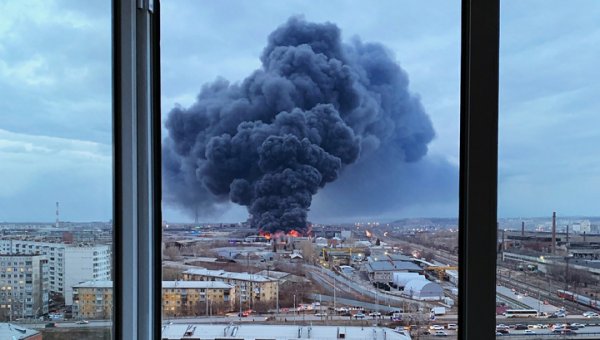 Пожар на территории завода "Красмаш" в Красноярске ликвидирован - «Новости дня»