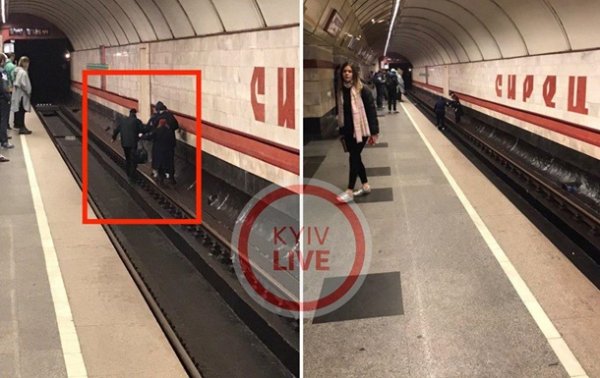 В метро Киева мужчина упал на рельсы