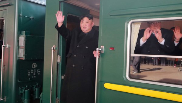 В России Ким Чен Ына встретили хлебом и солью - «Новости дня»