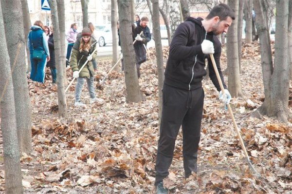 Вместе делаем добрые дела! Жители Конькова на субботнике посадили 30 яблонь - «Политика»
