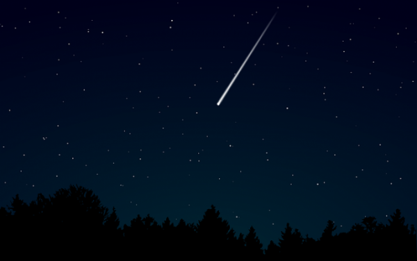 Жители Магнитогорска увидели в ночном небе зеленый метеорит
