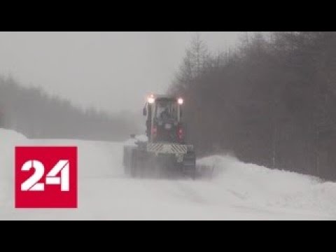 Зимняя весна: в Магадан и Томск вернулись морозы и снег - Россия 24 - (видео)