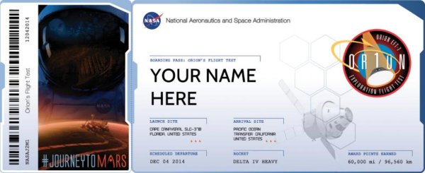 NASA планирует отправить имена пользователей на Марс - «Авто новости»
