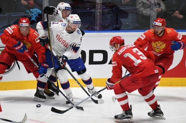 Сборная России одержала победу над командой Норвегии в матче ЧМ по хоккею - «Происшествия»