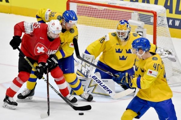Швейцария проиграла Швеции в матче ЧМ по хоккею - «Происшествия»