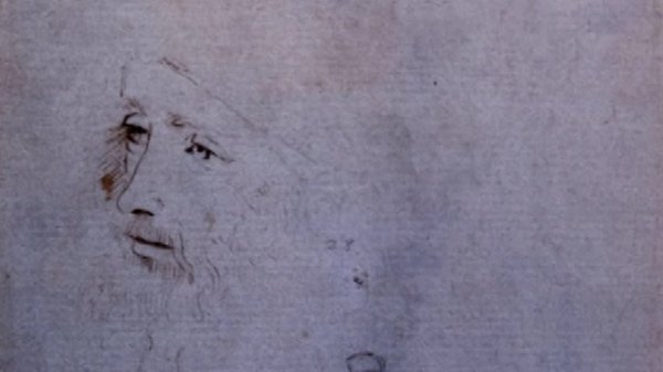 В Лондоне найден новый прижизненный портрет и наброски да Винчи - (видео)
