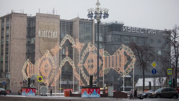 В Москве горит здание "Известий" - «Новости дня»