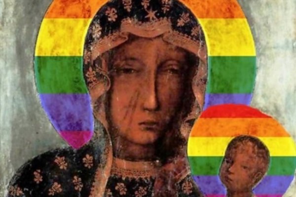 В Польше арестована гражданка, украсившая икону Девы Марии символом ЛГБТ - «Новости Дня»