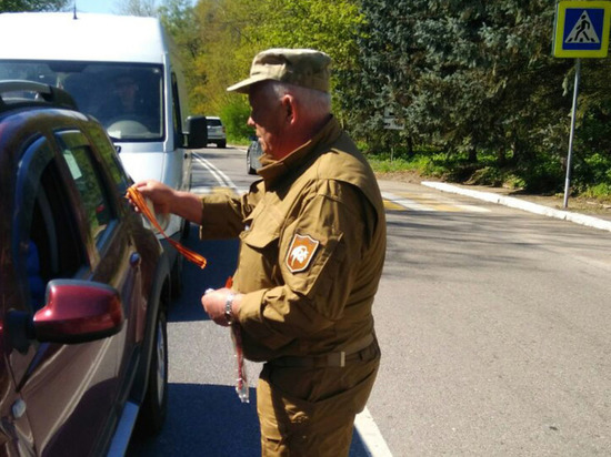 На въезде в национальный парк «Куршская коса» вручат георгиевскую ленточку