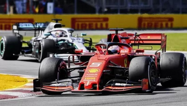 Ferrari направила запрос FIA о пересмотре штрафа Феттеля на Гран-при Канады - «Спорт»