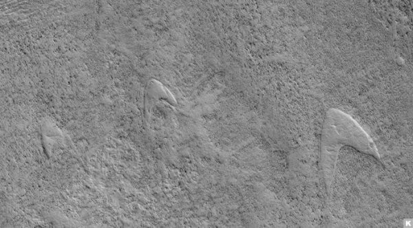 На Марсе обнаружили логотип «Звездного флота» - «Новости дня»