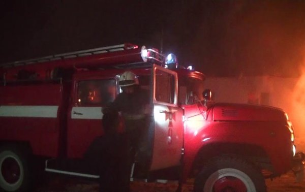 Под Киевом сгорели 10 автобусов на стоянке
