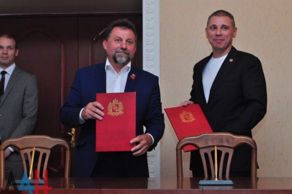Соглашение о сотрудничестве подписано в Курской области между Тельмановским и Курчатовским районами