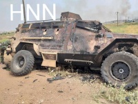Турецкий бронеавтомобиль уничтожен в бою за Кайрутия в провинции Идлиб - Военный Обозреватель - «Военные действия»