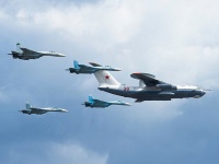 «Летающий радар» А-50У и истребители Су-27 обеспечат массовое десантирование подразделений ВДВ на учениях в Крыму - Военный Обозреватель - «Военные действия»