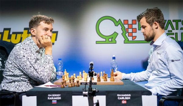 Grand Chess Tour. 2-й этап. Карлсен сыграл вничью с Карякиным, Лижень обыграл Гири и другие результаты - «Спорт»