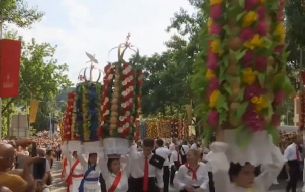 В Португалии прошел древний необычный парад - (видео)