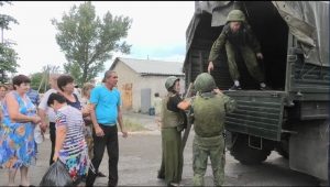 Народная милиция начали поставки гумпомощи в Луково, которое ВСУ накрыли огнем тяжелой артиллерии