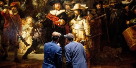 В Рейксмюсеуме начинается публичная реставрация картины Рембрандта "Ночной дозор" - «Экономика»