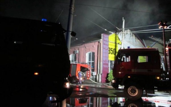Пожар в Одессе: появились фото и видео