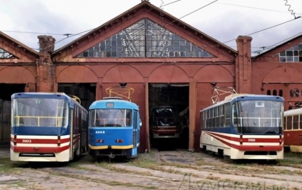 В Одессе из-за пожара обесточено трамвайное депо