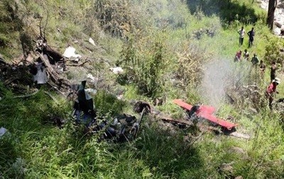 В Индии разбился вертолет с гумпомощью
