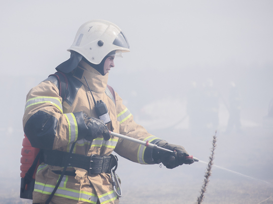 В Тверской области пожарные тушили торф