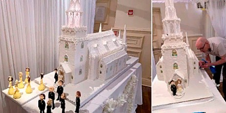 В Великобритании создали 44-килограммовый свадебный торт - «Спорт»