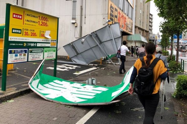 СМИ: число пострадавших из-за тайфуна в Японии выросло до 20 | Происшествия - «Политика»