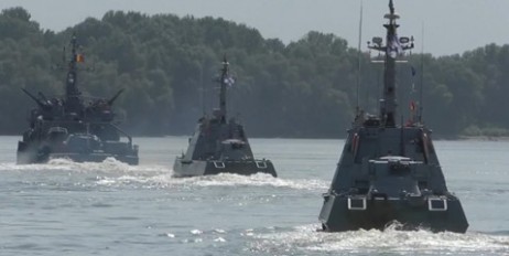 Минобороны показало военные учения на Дунае (видео) - «Спорт»