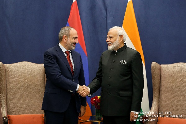Пашинян: Армения в вопросе Кашмира полностью поддерживает Индию - «Новости Дня»