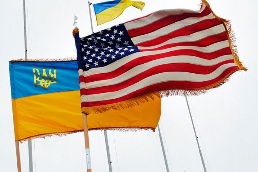 Флаг сша на украине