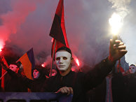 Еспресо (Украина): в Киеве проходит марш УПА* «Защитим украинскую землю» - «Общество»