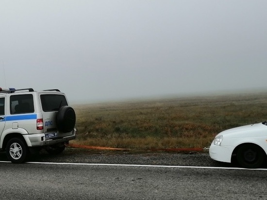 Калмыцкие автоинспекторы помогли заблудившемуся в тумане водителю