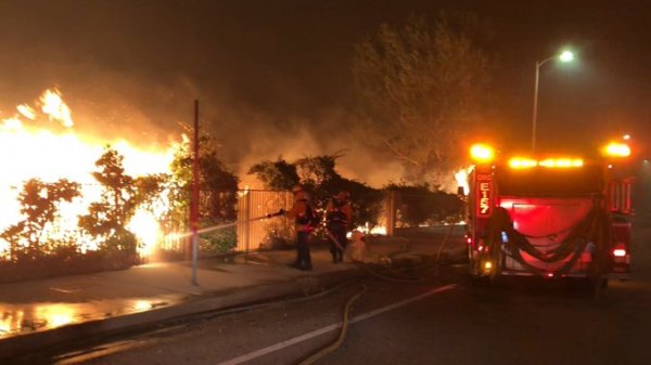 Мощный пожар в Лос-Анджелесе, 100 000 человек эвакуировано - «Новости дня»