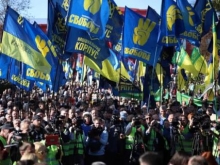 Националистический марш в Киеве разделился на две группы – Нацкорпус и «Свободу» - «Военное обозрение»