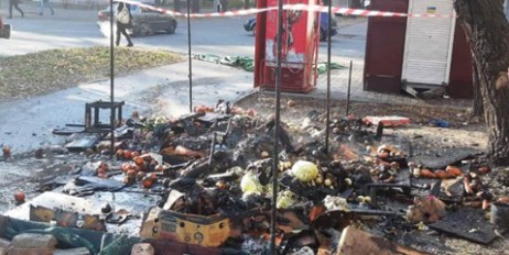 В Запорожье в продуктовой палатке сгорел человек - «Мир»
