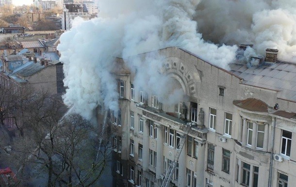Пожар в Одессе: число пострадавших увеличилось