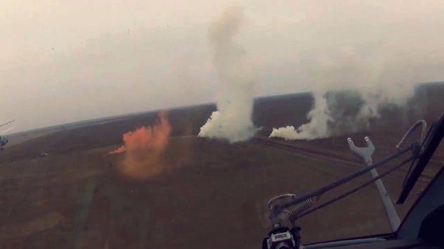 На Кубани прошли тактические учения сил противовоздушной обороны ВДВ и морской авиации — видео - (видео)