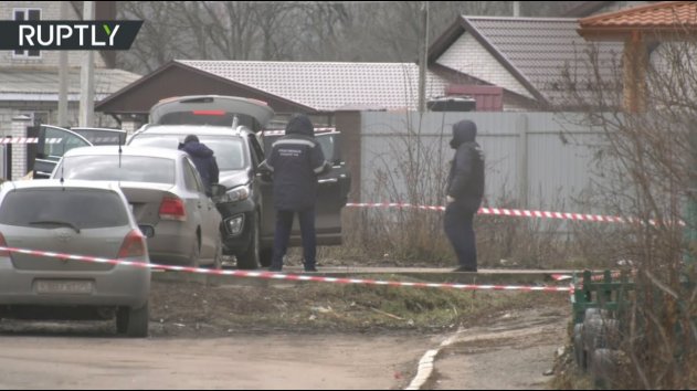Видео с места покушения на главу Рамонского района Воронежской области Николая Фролова - (видео)