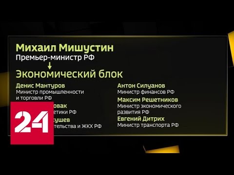 Особый акцент на экономику: первое заседание кабмина - Россия 24 - (видео)